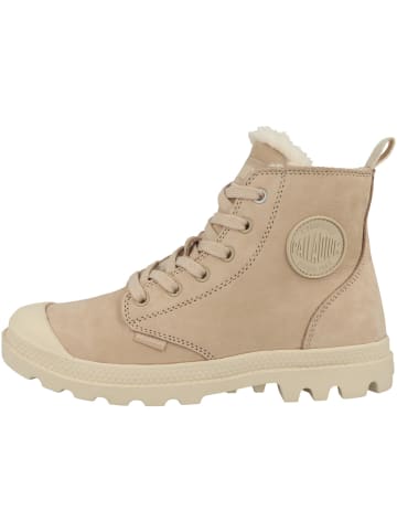 Schnürboots Pampa Hi Zip Wool in beige