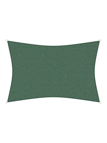 Professional Sonnensegel, 6 x 4 m, Rechteck, grün in Grün