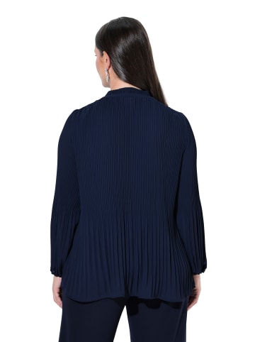 Bluse in dunkles marine