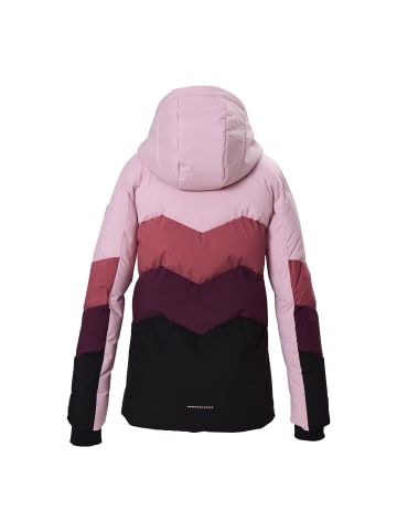 Ski-Steppjacke mit Kapuze in Rose4011