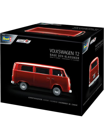 VW T2 Adventskalender Bausatz 1:24 Bus Modellbau in mehrfarbig