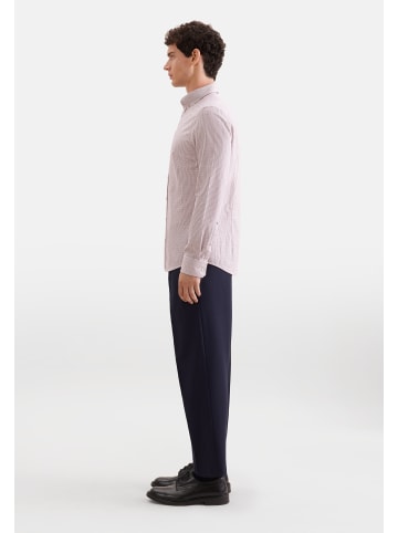 Flanellhemd Slim in Rot