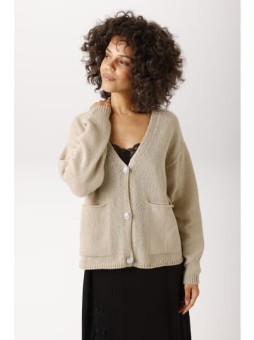 Strickjacke in beige