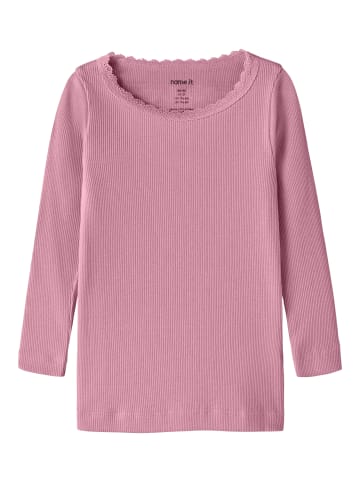 Langarmshirt in lilas