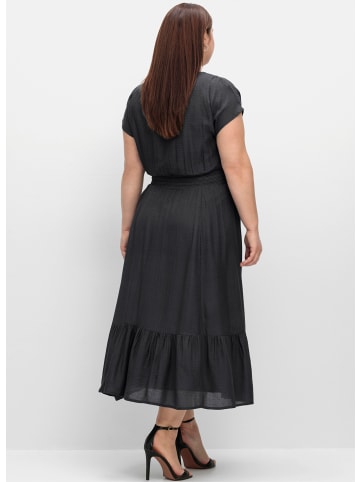 Maxikleid in schwarz