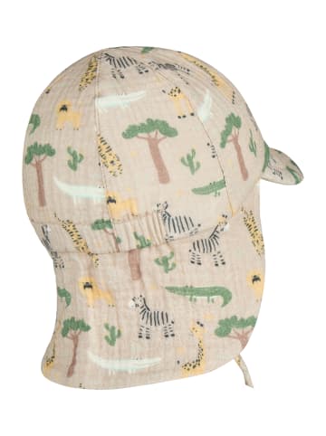 Schirmmütze mit Nackenschutz Safari in beige