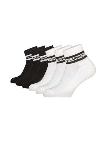 Socken 6 PACK - RikaAK in mix black/brilliant white