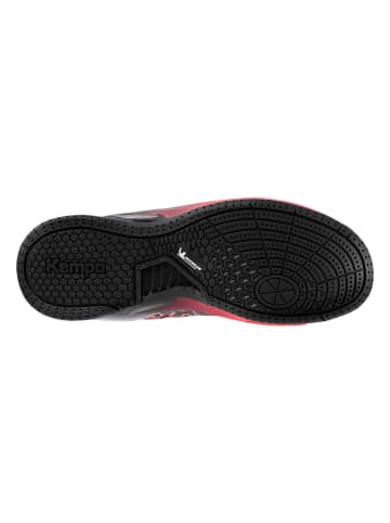 Hallen-Sport-Schuhe ATTACK MID in schwarz/rot