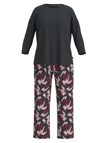 Pyjama Manoa in grau-dunkel-Allover