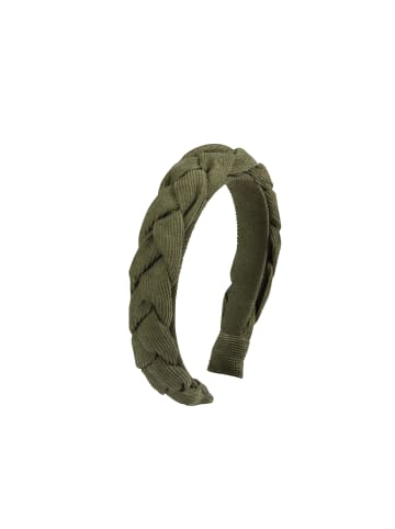 Geflochtener Haarreif in green