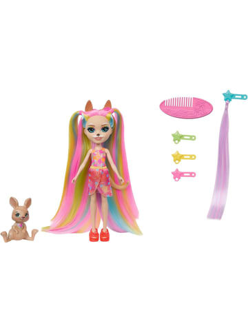 Enchantimals Puppe Sunshine Beach Deluxe-Hair-Puppe + Tierfreund HTJ70 4+