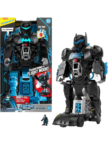 Imaginext DC Super Freunde HBV67 2-in-1-Batman-Spielset Roboter mit Lichtern 3+