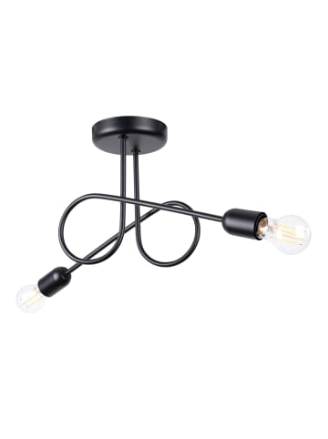 Kronleuchter OPULENT 2 Schwarz H 25,5 cm
