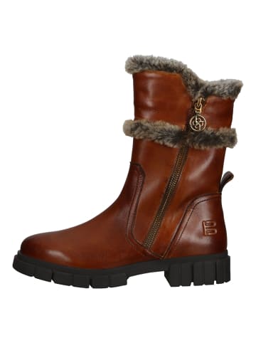 Stiefelette Cognac