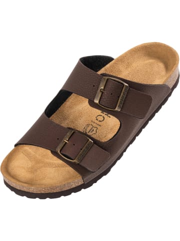 Pantoletten Korfu Herren in Braun Pebble