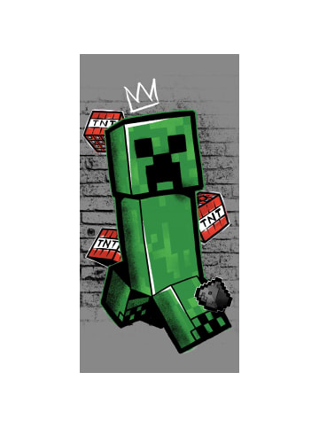 Minecraft Baumwolle Strandtuch Frottee Badetuch mit Premium Druck in Mehrfarbig