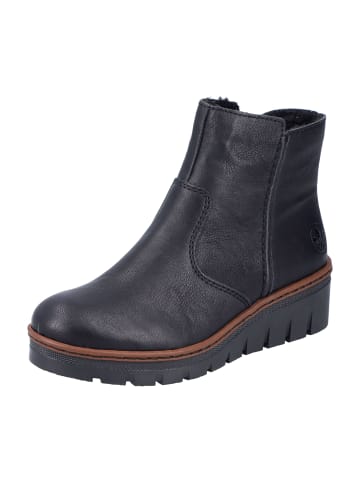 Keilstiefeletten in Schwarz