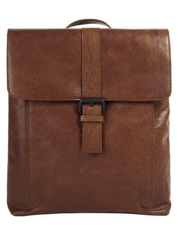 Rucksack echt Leder in cognac