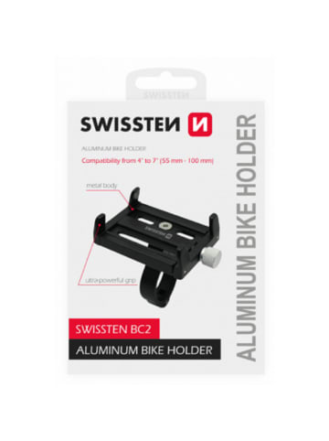 Smartphone Fahrradhalter 4-7" Für E-Bikes, Fahrräder und Roller in Schwarz