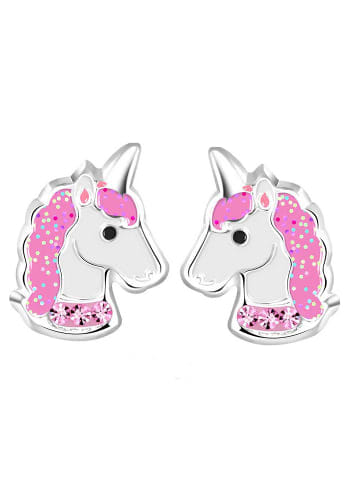 Silber Ohrringe 925 Einhorn 0,7 cm x 0,8 cm