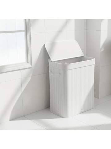 Wäschekorb in Weiß - (B)52 x (H)63 x (T)32 cm