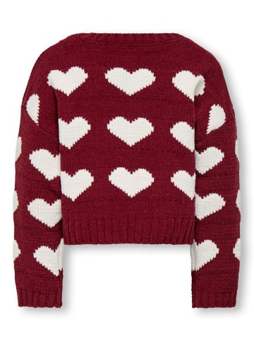 Strickpullover in Cabernet