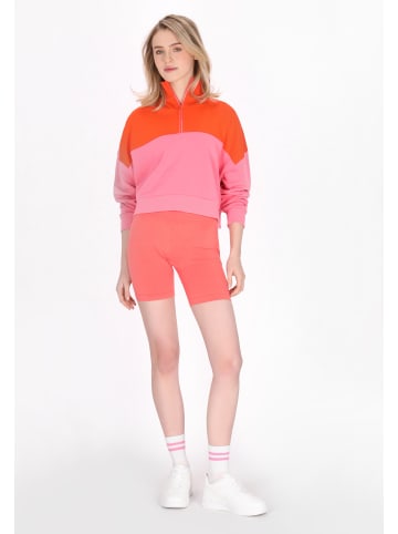 Women Sweatshirt in orange pink