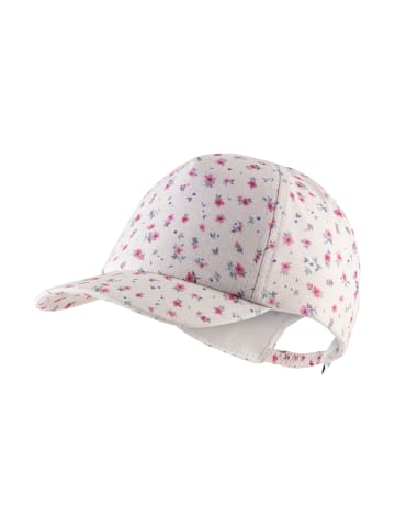 Basecap Blumen in zartrosa