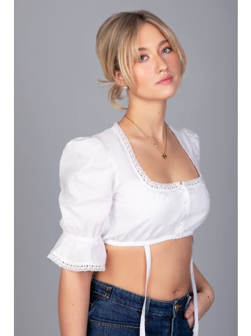 Dirndlbluse in weiß