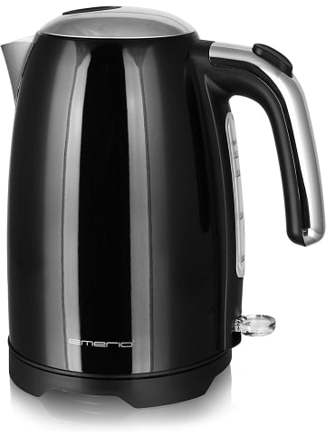 Emerio WK-121591 Design Wasserkocher schwarz 1,7 Liter