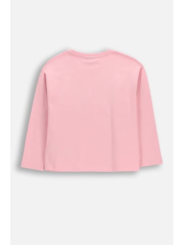Langarmshirt in gedämpftes Rosa