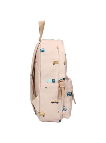 Kidzroom Rucksack Schulrucksack für Kinder – Mit Namensschild in Braun