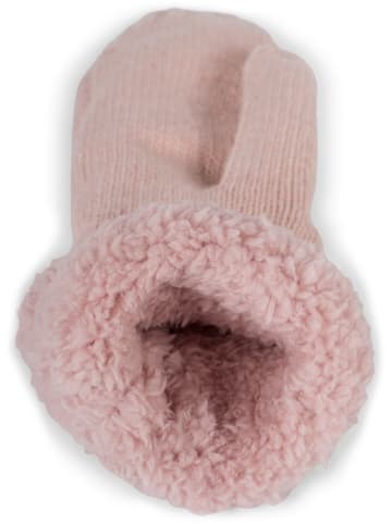 Strick Fausthandschuhe in Altrose