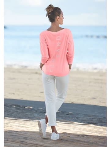 Langarmshirt in koralle