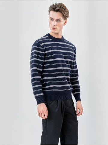 Pullover Striped in Dark Blue