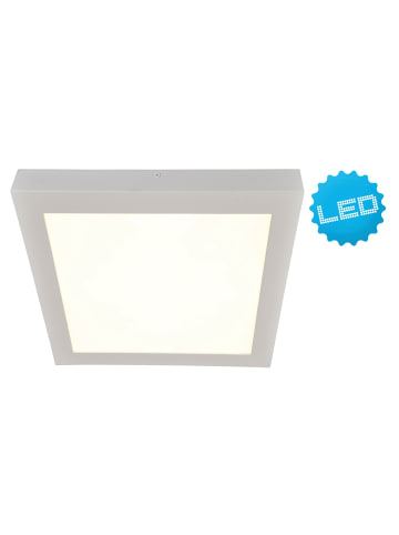 LED Aufbauleuchte in weiß - (L)30 cm x (B)30 cm x (H)3.9 cm - EEK G