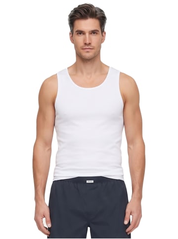 Seidensticker 4er Pack Herren Tank Top in weiss