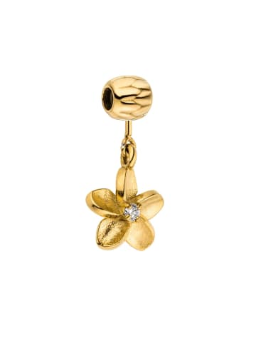 Charm LEI Plumeria Gold