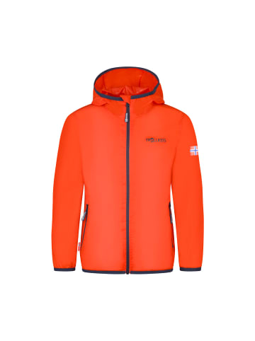 Regenjacke Trolltunga in flame orange