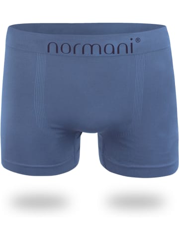 12 Stück Mikrofaser-Boxershorts für Herren in Blau/Hellblau