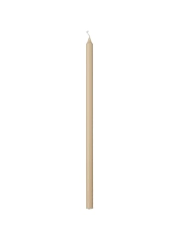 Dünne hohe Kerze 30 cm aus Ø 1,3 cm in graunatur