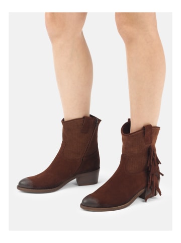 Stiefelette Braun
