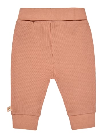 Hose Rippjersey in mittelbraun
