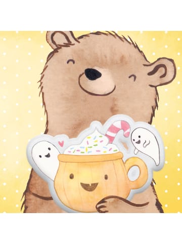 Dekokissen Kaffee Gespenst ohne Spruch in Weiß
