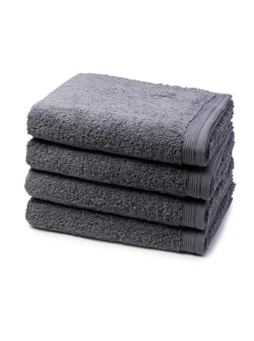 4 X Handtuch im Set Superwuschel in Stone