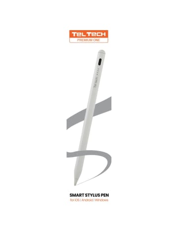 Teltech Stylus universal USB-C iOS/Android/Windows weiß TN-02