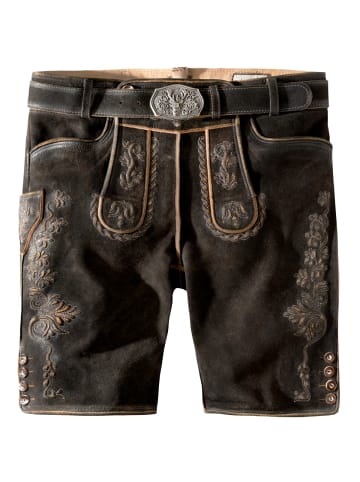 Lederhose Oliver in dunkelbraun