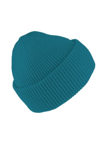 Strickmütze in blau