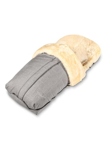 Kinderwagenfellsack CORTINA TOP in Black Melange