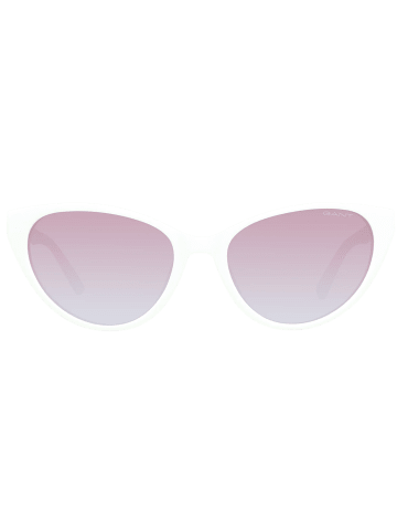 Frauen Sonnenbrille Katzenauge Creme